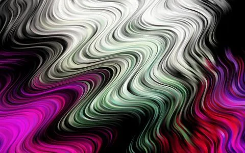 Light Multicolor, Rainbow vector pattern with lines, ovals. イラスト素材