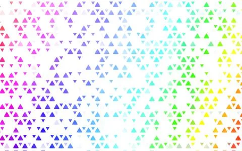 Light Multicolor, Rainbow vector pattern in polygonal style. 스톡 일러스트