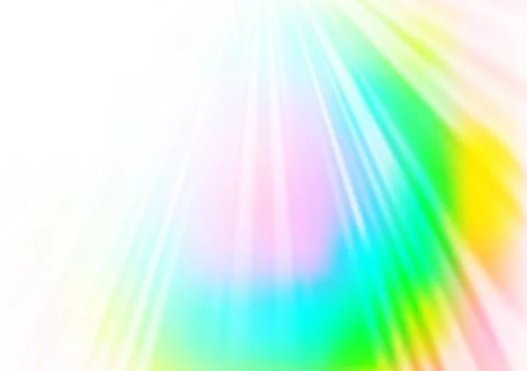 Light Multicolor, Rainbow vector pattern with narrow lines. Stock Illustration