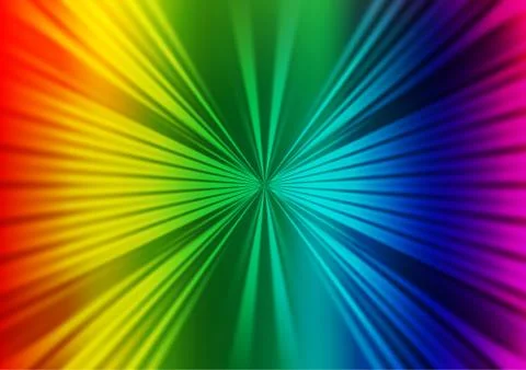 Light Multicolor, Rainbow vector pattern with narrow lines. Stockillustratie