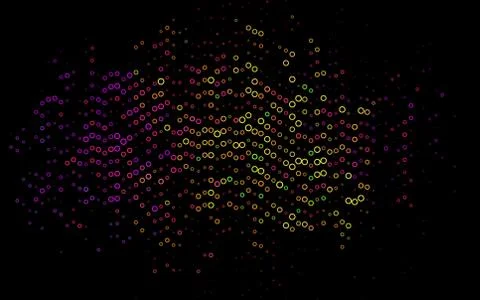 Light Multicolor, Rainbow vector pattern with spheres. 스톡 일러스트