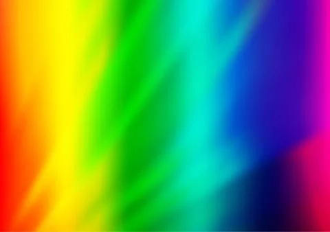Light Multicolor, Rainbow vector pattern with narrow lines. Stock Illustration
