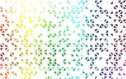 Light Multicolor, Rainbow vector pattern in polygonal style. イラスト素材