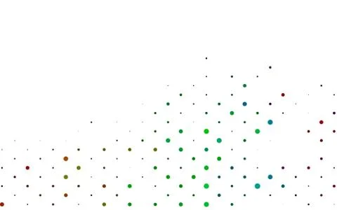 Light Multicolor, Rainbow vector pattern with spheres. イラスト素材