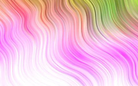 Light Multicolor, Rainbow vector pattern with bubble shapes. Stockillustratie