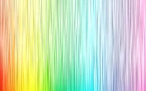 Light Multicolor, Rainbow vector pattern with narrow lines. 스톡 일러스트