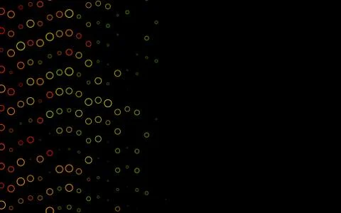 Light Multicolor, Rainbow vector pattern with spheres. Stock Illustration
