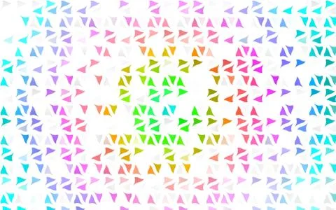Light Multicolor, Rainbow vector pattern in polygonal style. Stockillustratie