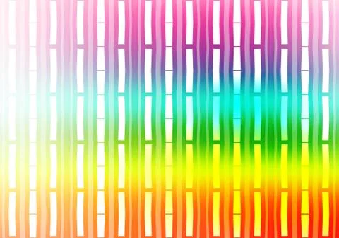 Light Multicolor, Rainbow vector pattern with narrow lines. イラスト素材