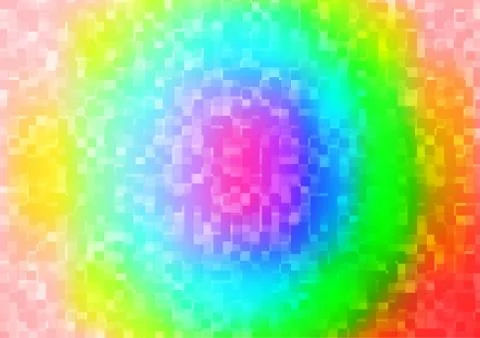 Light Multicolor, Rainbow vector pattern in square style. Illustrazione stock