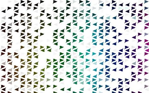 Light Multicolor, Rainbow vector pattern in polygonal style. 스톡 일러스트