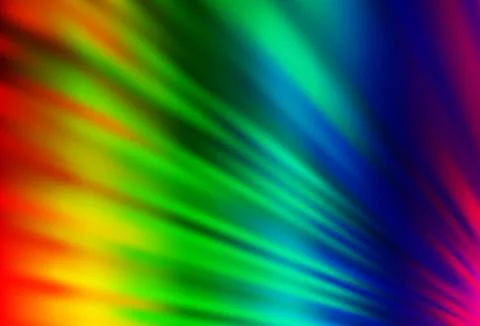 Light Multicolor, Rainbow vector pattern with narrow lines. Stock Illustration