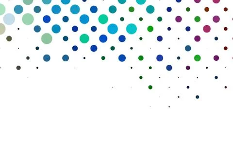 Light Multicolor, Rainbow vector pattern with spheres. イラスト素材