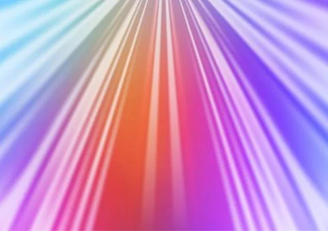 Light Multicolor, Rainbow vector pattern with narrow lines. Illustrazione stock