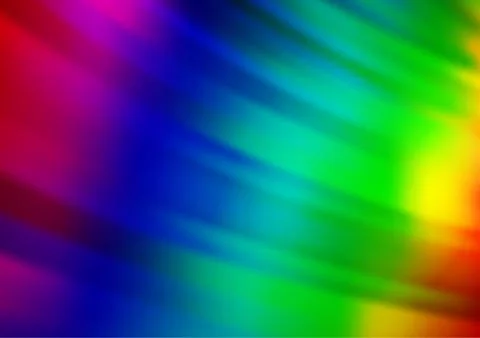 Light Multicolor, Rainbow vector pattern with narrow lines. Stockillustratie