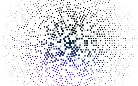 Light Multicolor, Rainbow vector pattern in square style. 스톡 일러스트