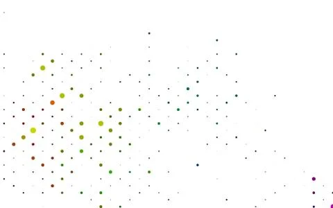 Light Multicolor, Rainbow vector pattern with spheres. イラスト素材