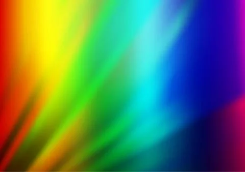 Light Multicolor, Rainbow vector pattern with narrow lines. 스톡 일러스트