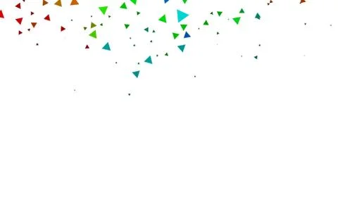 Light Multicolor, Rainbow vector pattern in polygonal style. Illustrazione stock