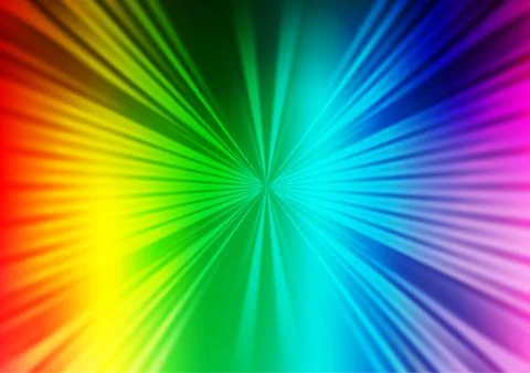 Light Multicolor, Rainbow vector pattern with narrow lines. Stockillustratie