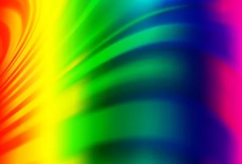 Light Multicolor, Rainbow vector pattern with lava shapes. 스톡 일러스트