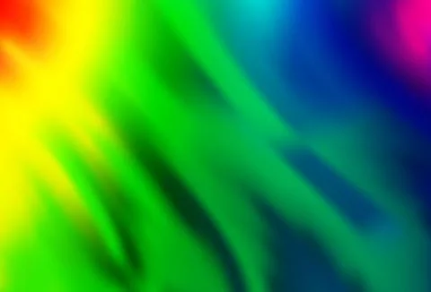 Light Multicolor, Rainbow vector pattern with bubble shapes. Stock Illustration