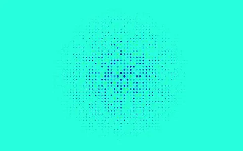 Light Multicolor, Rainbow vector pattern with spheres. Stock Illustration