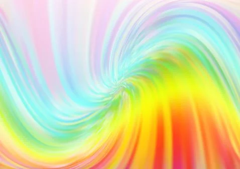 Light Multicolor, Rainbow vector pattern with lamp shapes. Stockillustratie