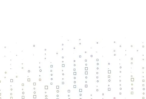 Light Multicolor, Rainbow vector pattern with crystals, rectangles. イラスト素材
