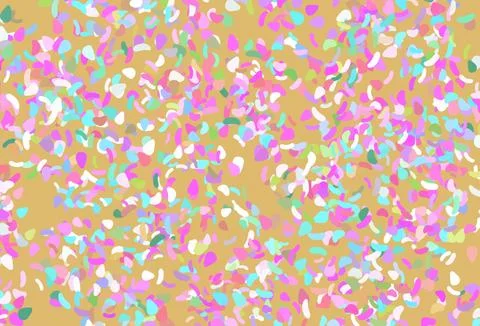 Light multicolor, rainbow vector pattern with chaotic shapes. 스톡 일러스트