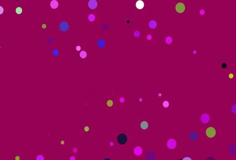 Light Multicolor, Rainbow vector pattern with spheres. Stockillustratie