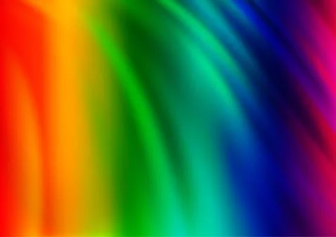 Light Multicolor, Rainbow vector pattern with liquid shapes. 스톡 일러스트