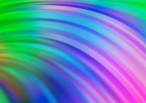 Light Multicolor, Rainbow vector pattern with bubble shapes. Stockillustratie