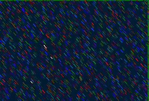 Light Multicolor, Rainbow vector pattern with narrow lines. Stock Illustration