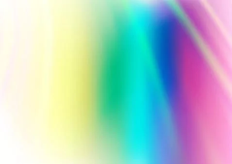 Light Multicolor, Rainbow vector pattern with bubble shapes. Stock Illustration