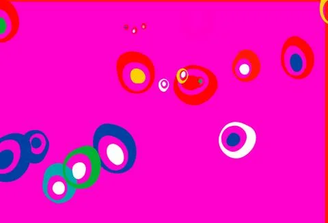 Light Multicolor, Rainbow vector pattern with spheres. Stock Illustration