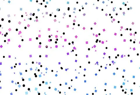 Light Multicolor, Rainbow vector pattern in polygonal style with circles. Illustrazione stock