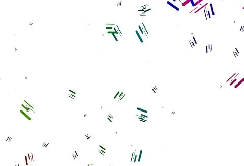 Light Multicolor, Rainbow vector pattern with narrow lines. イラスト素材