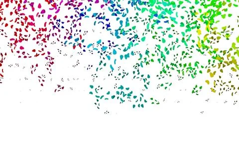Light Multicolor, Rainbow vector pattern with chaotic shapes. イラスト素材