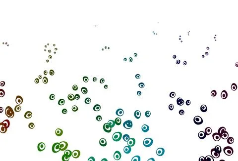 Light Multicolor, Rainbow vector pattern with spheres. Illustrazione stock