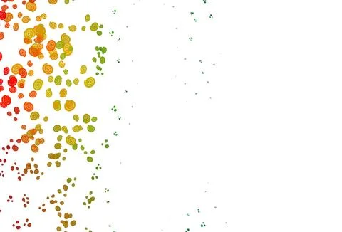 Light Multicolor, Rainbow vector pattern with liquid shapes. Stock Illustration