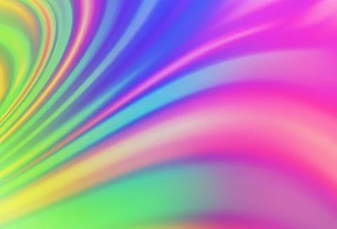 Light Multicolor, Rainbow vector pattern with liquid shapes. Illustrazione stock