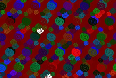 Light Multicolor, Rainbow vector pattern with liquid shapes. Illustrazione stock