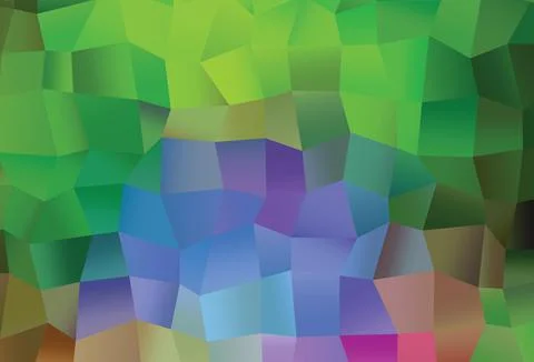 Light Multicolor, Rainbow vector pattern with crystals, rectangles. 库存插图