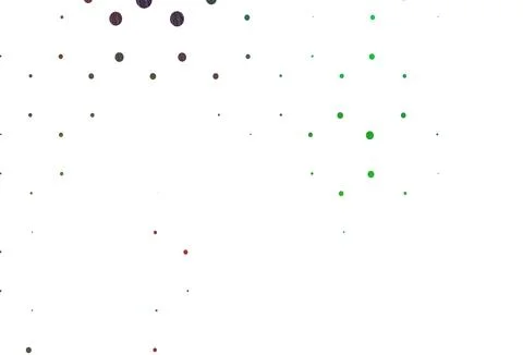 Light multicolor, rainbow vector pattern with spheres. 스톡 일러스트
