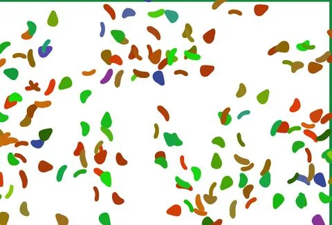 Light Multicolor, Rainbow vector pattern with chaotic shapes. イラスト素材