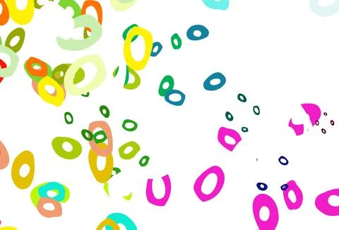 Light Multicolor, Rainbow vector pattern with spheres. イラスト素材