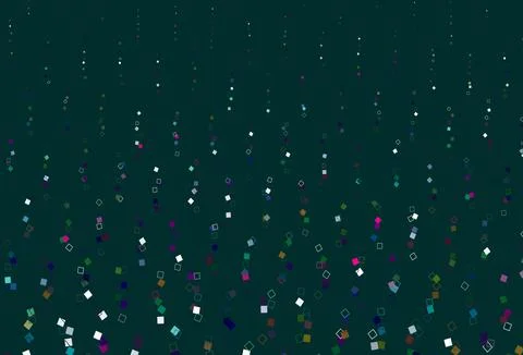 Light Multicolor, Rainbow vector pattern with crystals, rectangles. イラスト素材