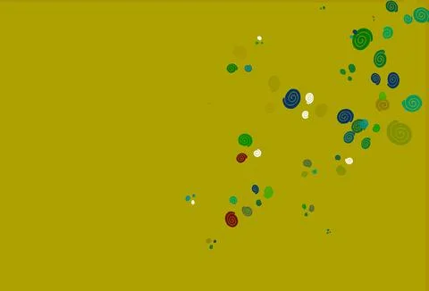 Light Multicolor, Rainbow vector pattern with lines, ovals. イラスト素材