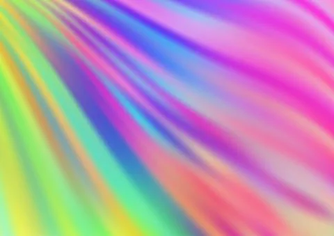 Light Multicolor, Rainbow vector pattern with liquid shapes. Illustrazione stock